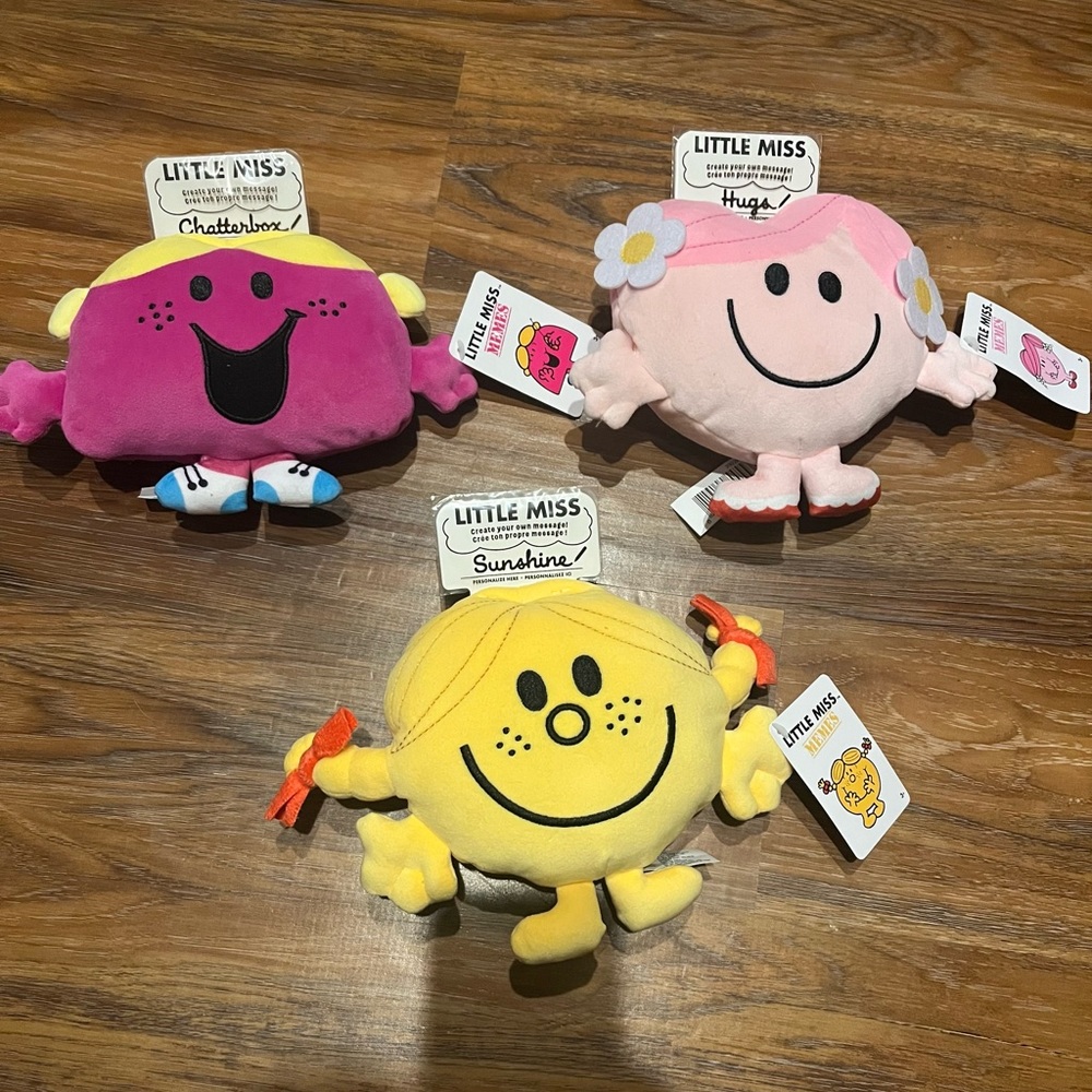 Little Miss Memes 3 piece plushies